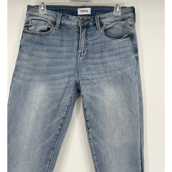 PISTOLA Arielle Skinny Scissor Cut Hem Jeans Size 28 - Picture 2 of 8